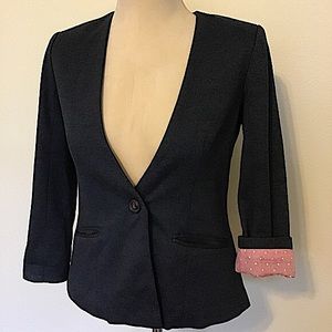 Anthropologie brand Cartonnier Ponte Knit Blazer
